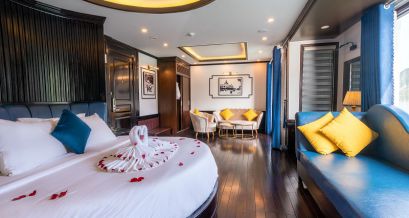 Executive Suite Ocean with Private Balcony (VIP cabin)