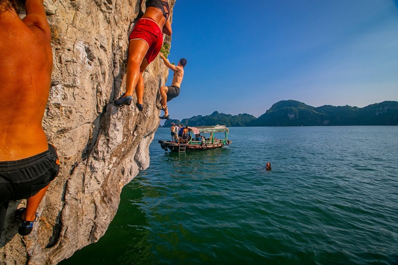 What a typical day of climbing looks like