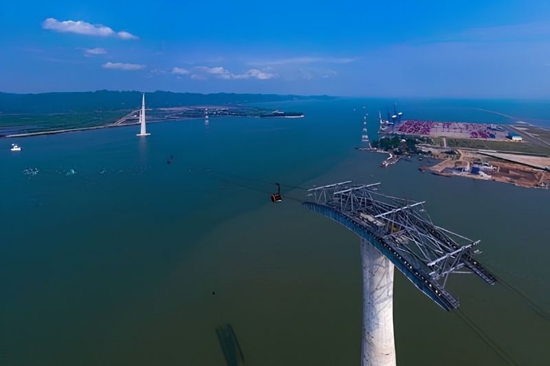 Where does the Cat Ba cable car go?