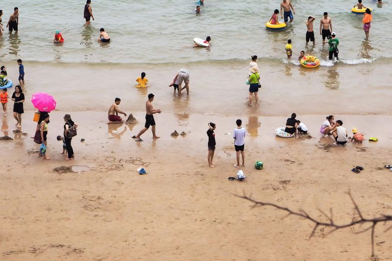 Swim and play at Cat Ba's family beaches