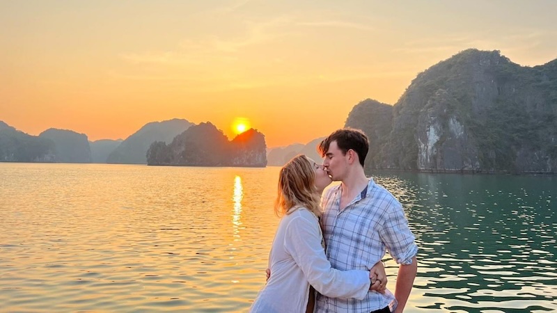 Half day sunset Lan Ha bay tour 