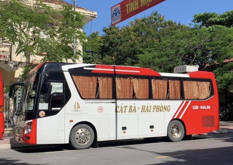 Bus Hai Phong to Cat Ba island