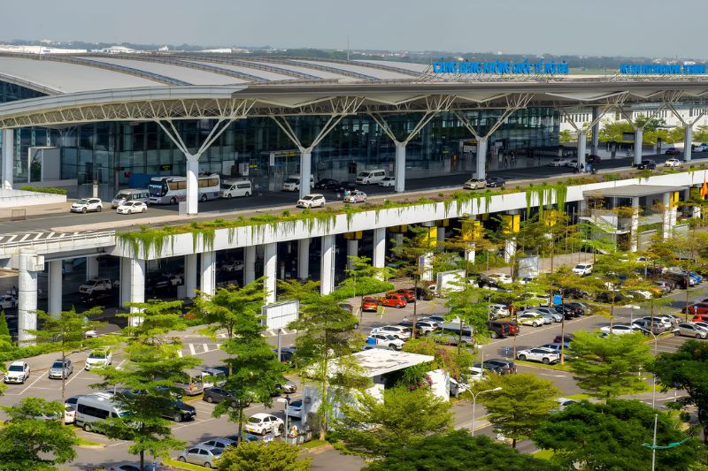Noi Bai International Airport in Hanoi