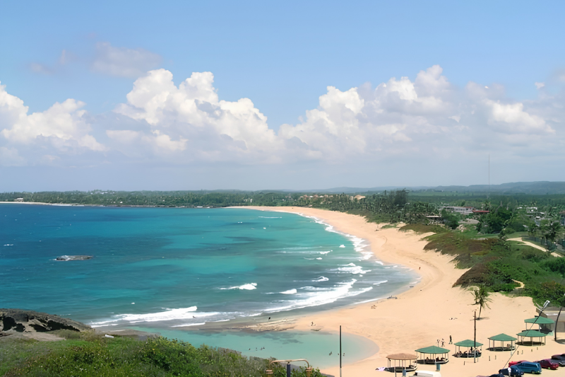 Tra Co Beach in Mong Cai, far northeast of Quang Ninh Province