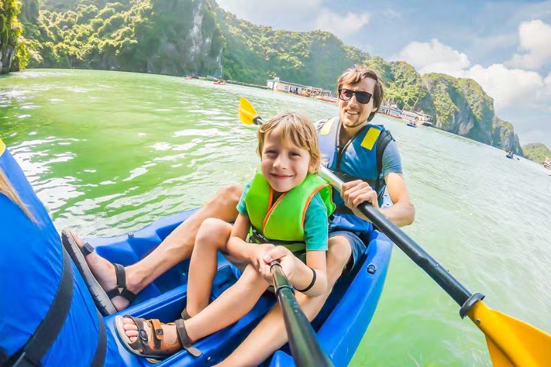 Activities that keep kids engaged on board a Halong Bay cruise