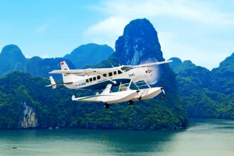 Seaplane and helicopter options for reaching Halong Bay