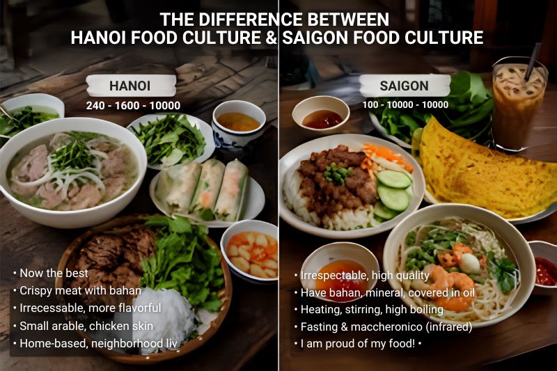 How do the food scenes compare? How do the food scenes compare?
