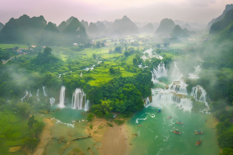 Ba Gioc Waterfall - Places worth stopping in Ha Giang Ba Gioc Waterfall - Places worth stopping in Ha Giang