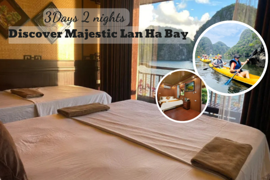 3 days 2 nights Lan Ha Bay discover majestic