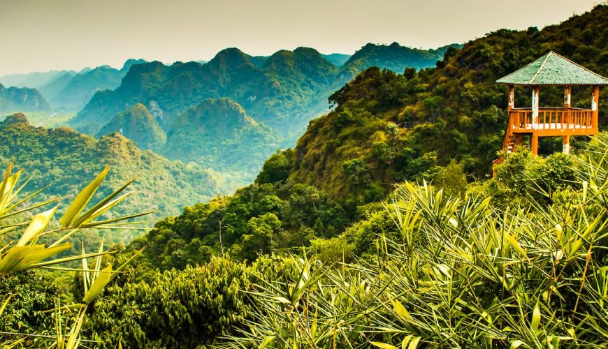 Ngu Lam Peak in Cat Ba national park